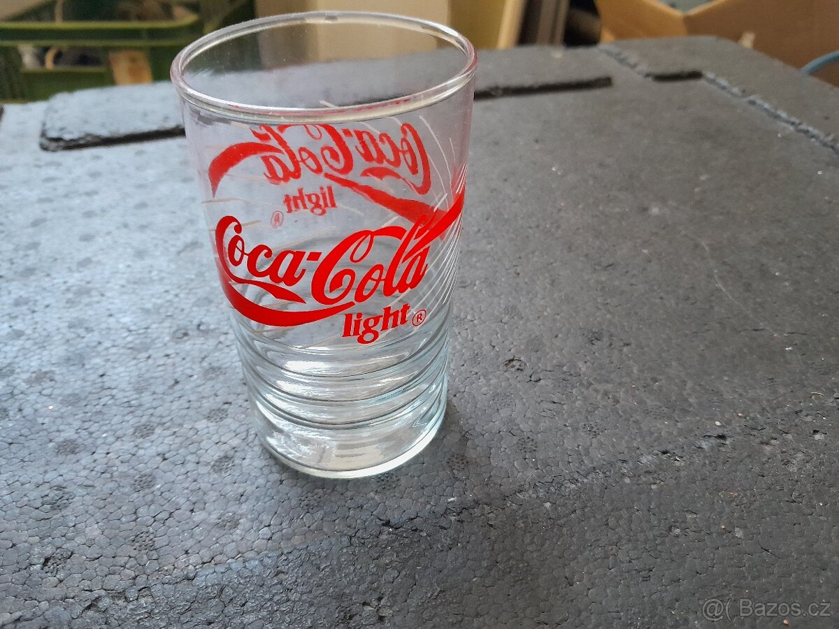 Retro sklenice Coca-Cola