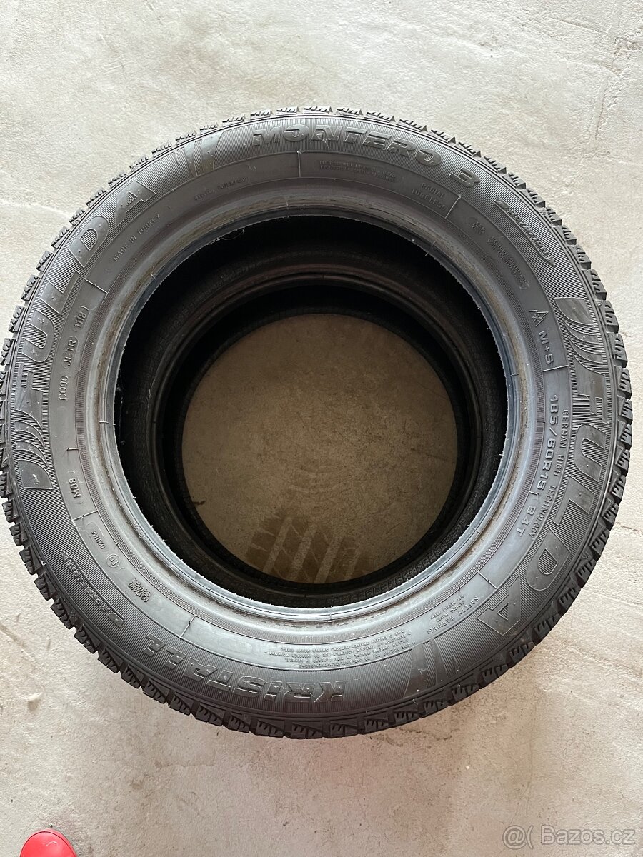 2 x zimní pneu Fulda Montero 185/60 R15