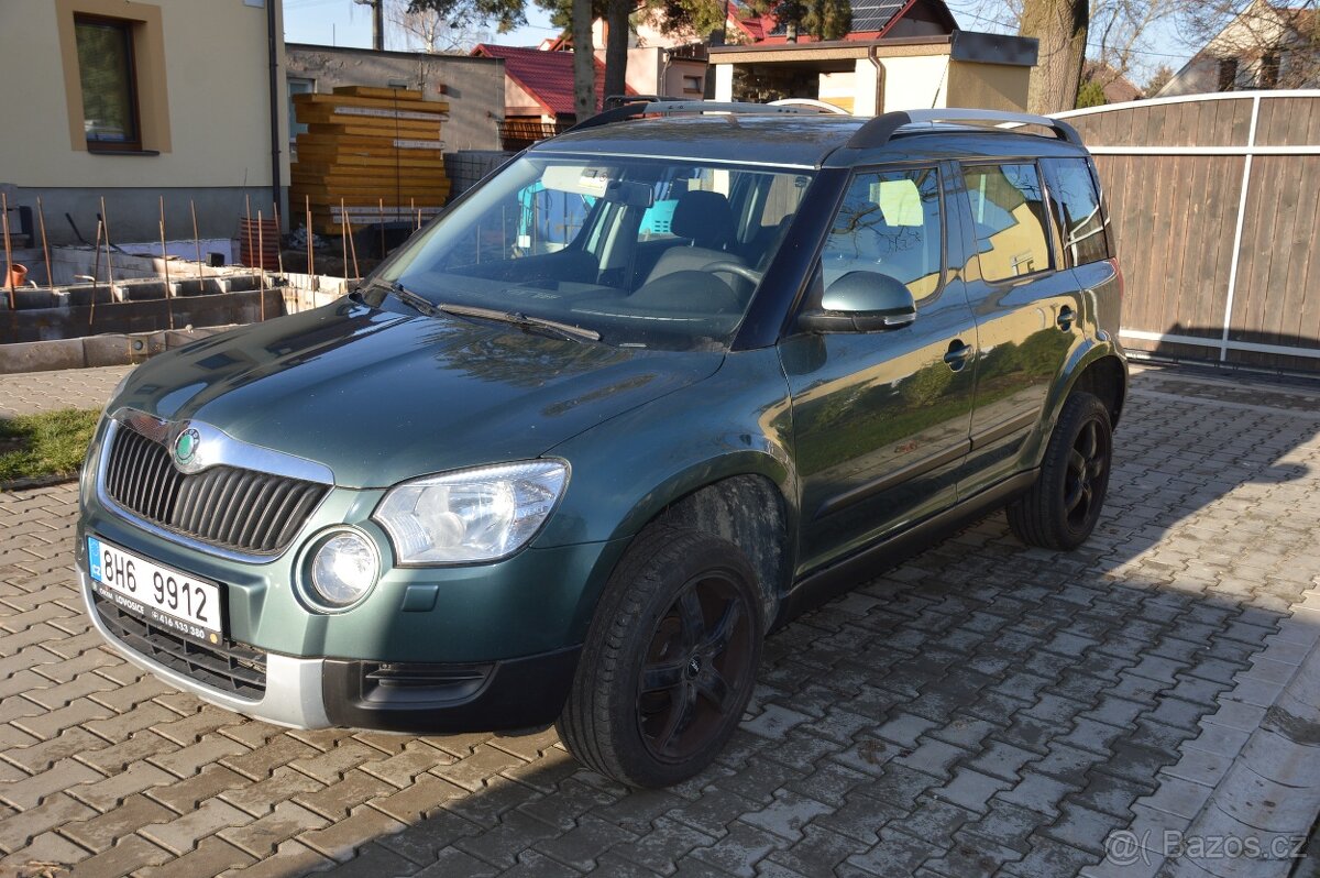 Škoda Yeti 2.0TDI 4x4 81kW 184tkm 10/12 klima park senzor