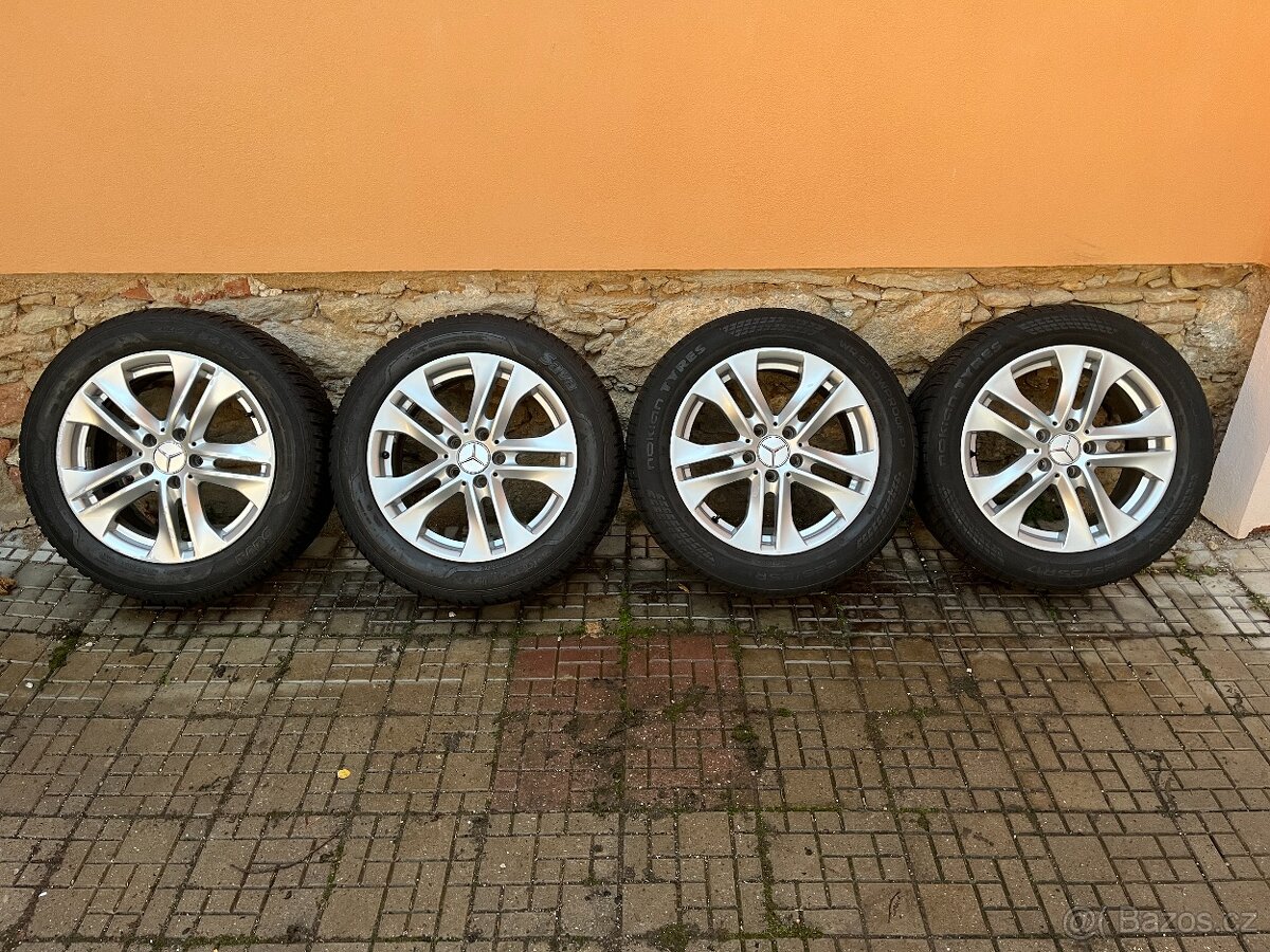 Mercedes zimní Alu kola 225/45 R17 7,5x17 ET47