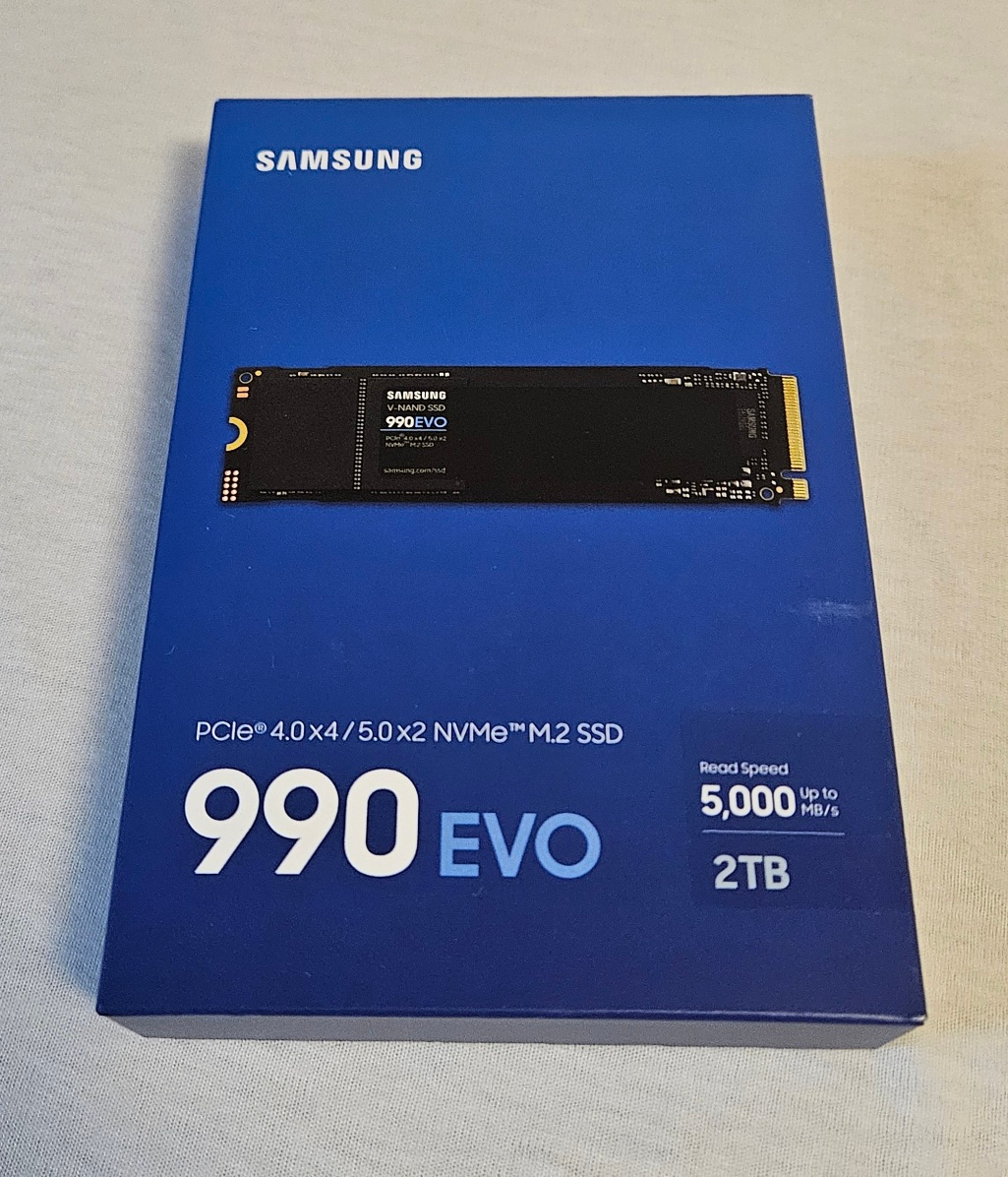 SSD Samsung 990 EVO 2TB M.2 nové, nerozbalené