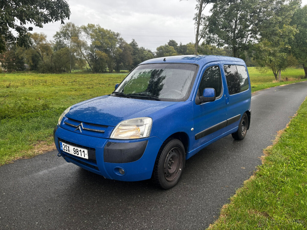 Citroën Berlingo 1.6HDI 66kW, RV 2006, Klima, Nová STK