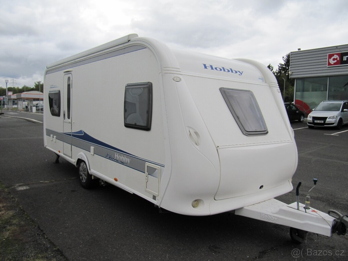 Prodám karavan Hobby 540 ufe,r.v.2010 + mover, markýza, stan