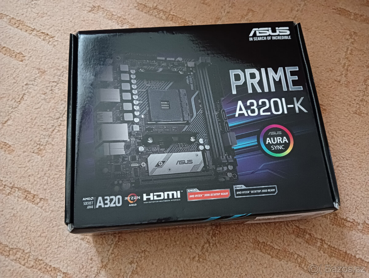 MB ASUS PRIME A320I-K /ITX - AMD A320 sock. AM4