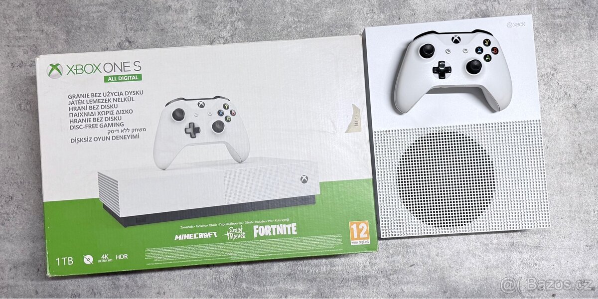 - Xbox One S All Digital konzole 1TB -