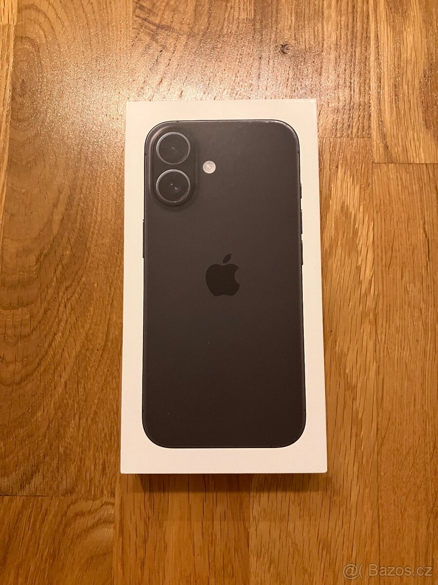 Apple IPHONE 16 256GB black černý