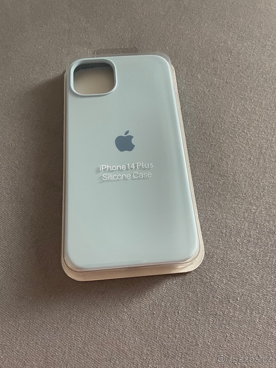 Světle modrý obal na iPhone 14 plus