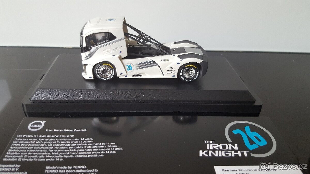 PRODÁM - RARITA model Volvo Iron Knight 1:50 Tekno - NE 1:43