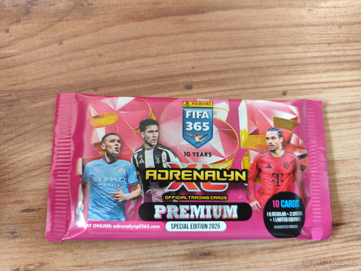 Fotbalové kartičky Panini FIFA 365 2025 NEW - Premium