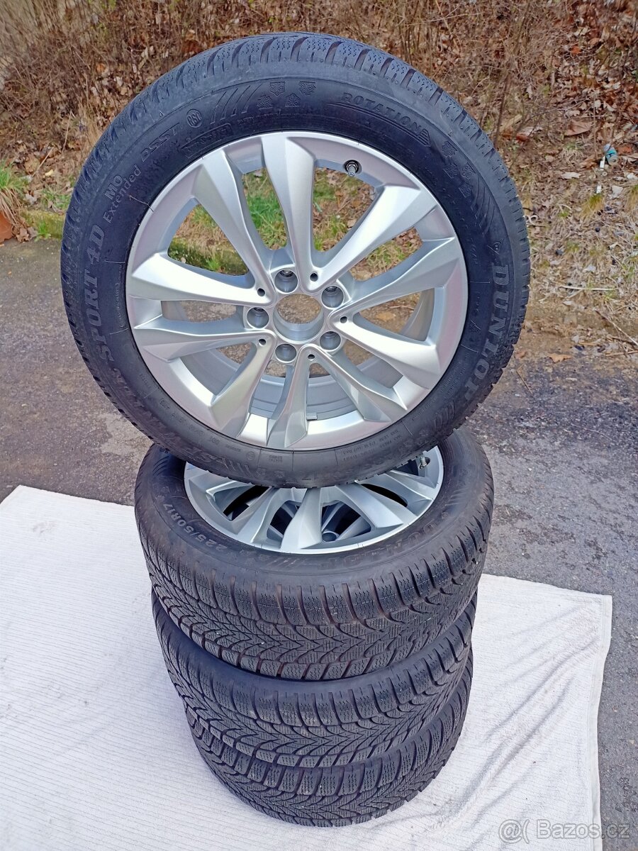 Prodám hezkou zimní alu sadu MERCEDES 225/50/17 DUNLOP