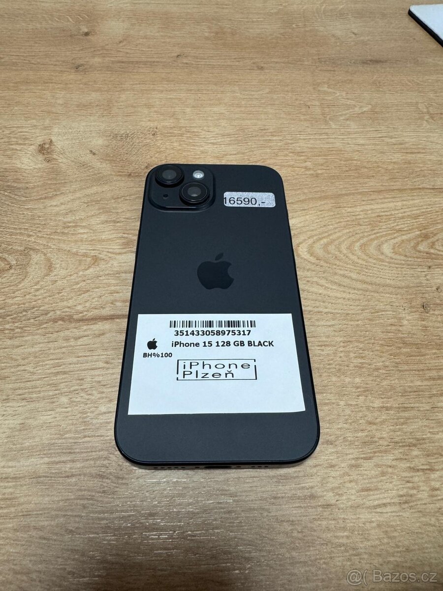 iPhone 15 128GB Black