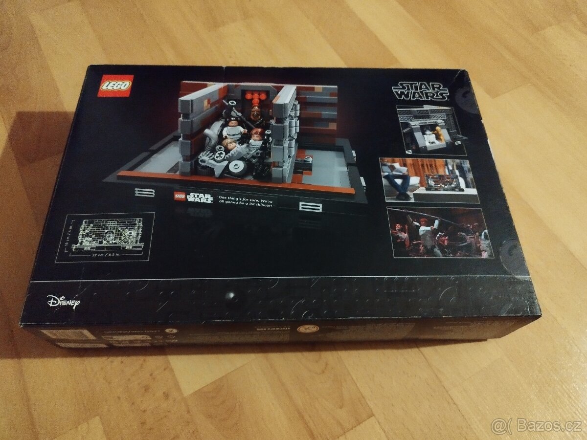 LEGO Star Wars 75339 Drtič odpadků Hvězdy smrti diorama