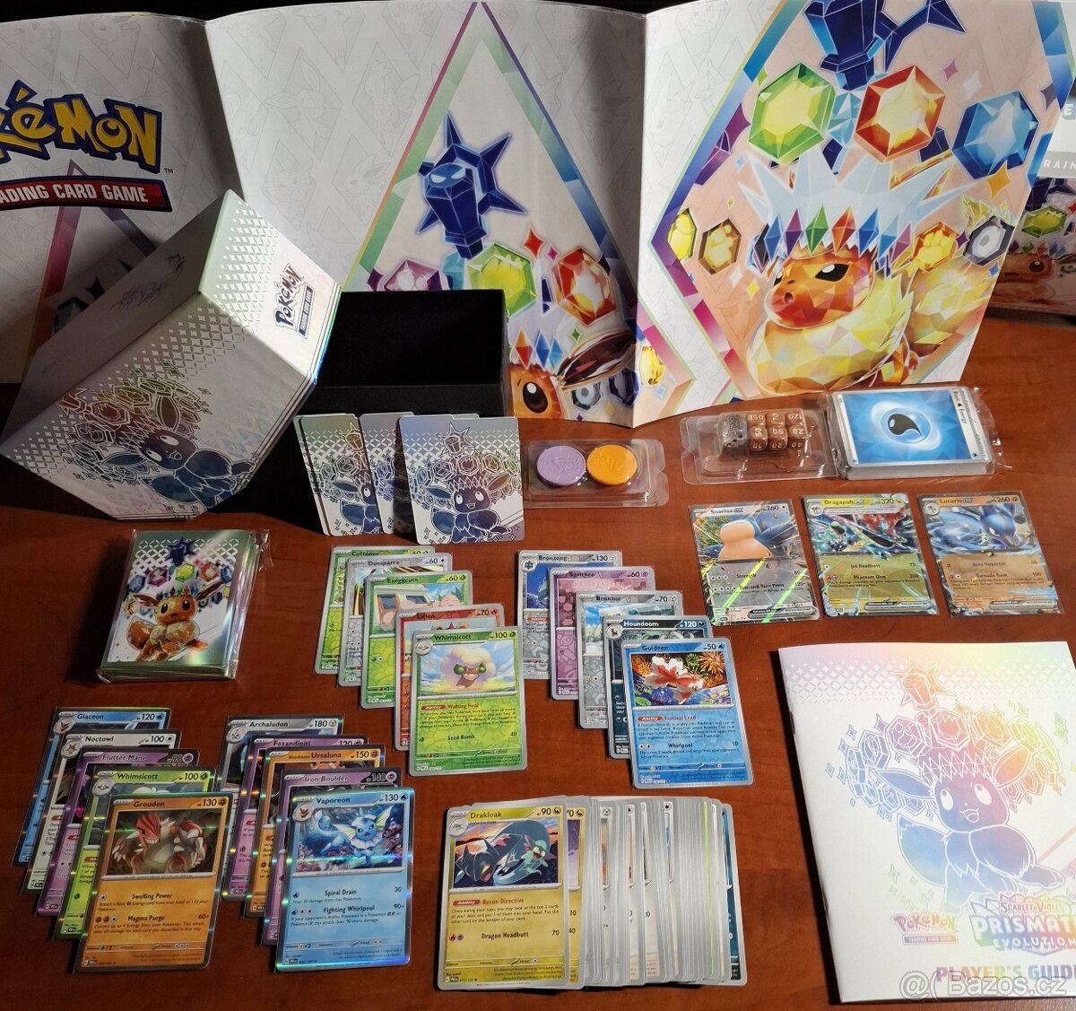 Karty POKÉMON edice Prismatic Evolutions ORIGINÁLNÍ