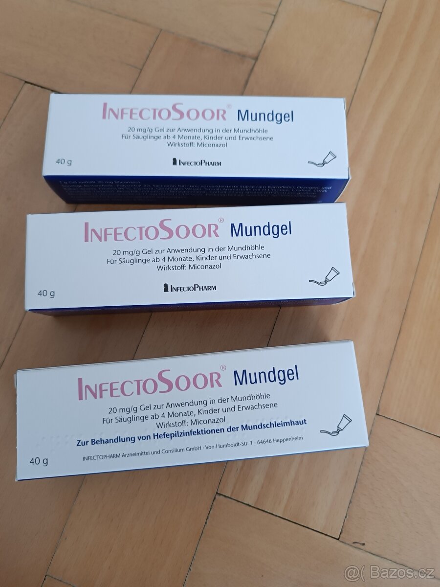 Infectosoor Mundgel 40 g na moučnivku dětí i kojících matek