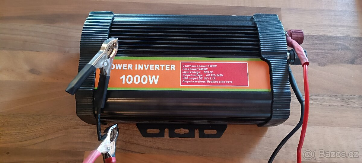 Měnič napětí BYGD P1000U 12V/230V 1000W