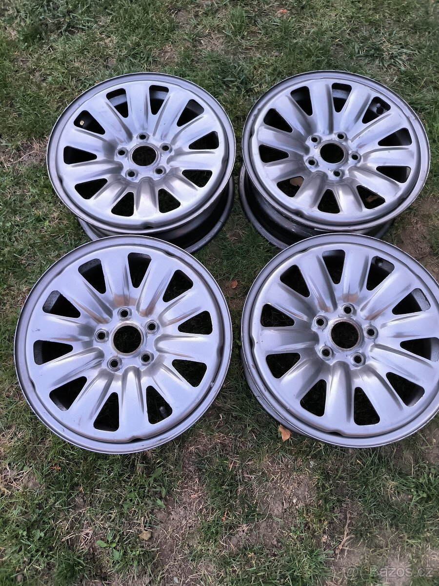 4 plechové disky 16´´, 5 x 112, ŠKODA OCTAVIA  III, VW