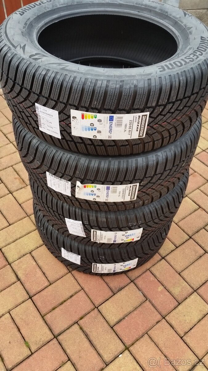 NOVÉ zimní pneumatiky BRIDGESTONE 235/55 R17 103V XL r. 2022