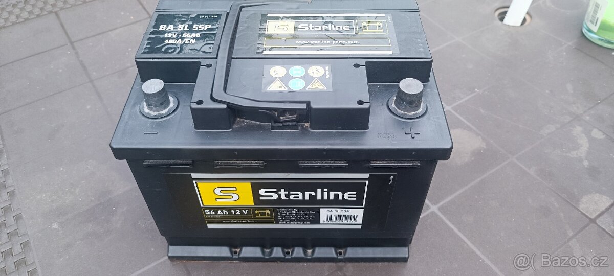 Prodám baterii Starline BA SP 55P 56Ah/480A