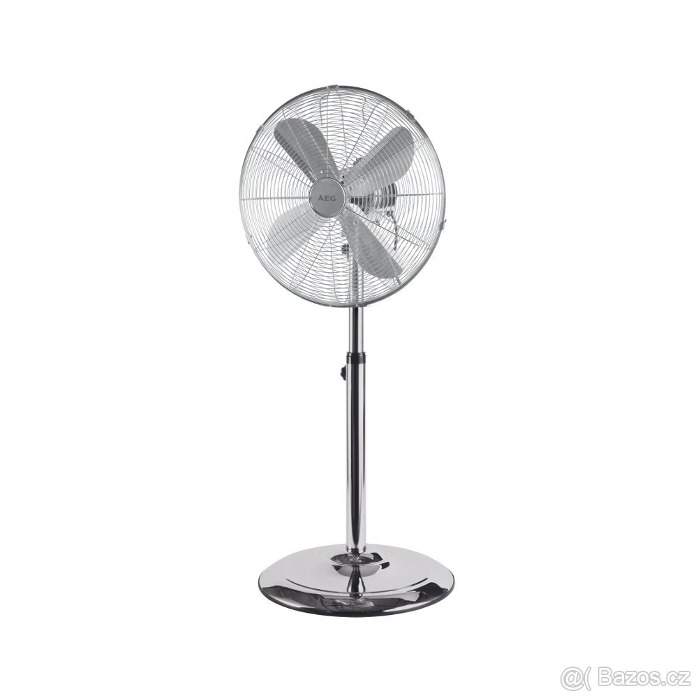 VENTILÁTOR NEREZOVÝ - AEG - 3 rychlosti - bytelná konstrukce