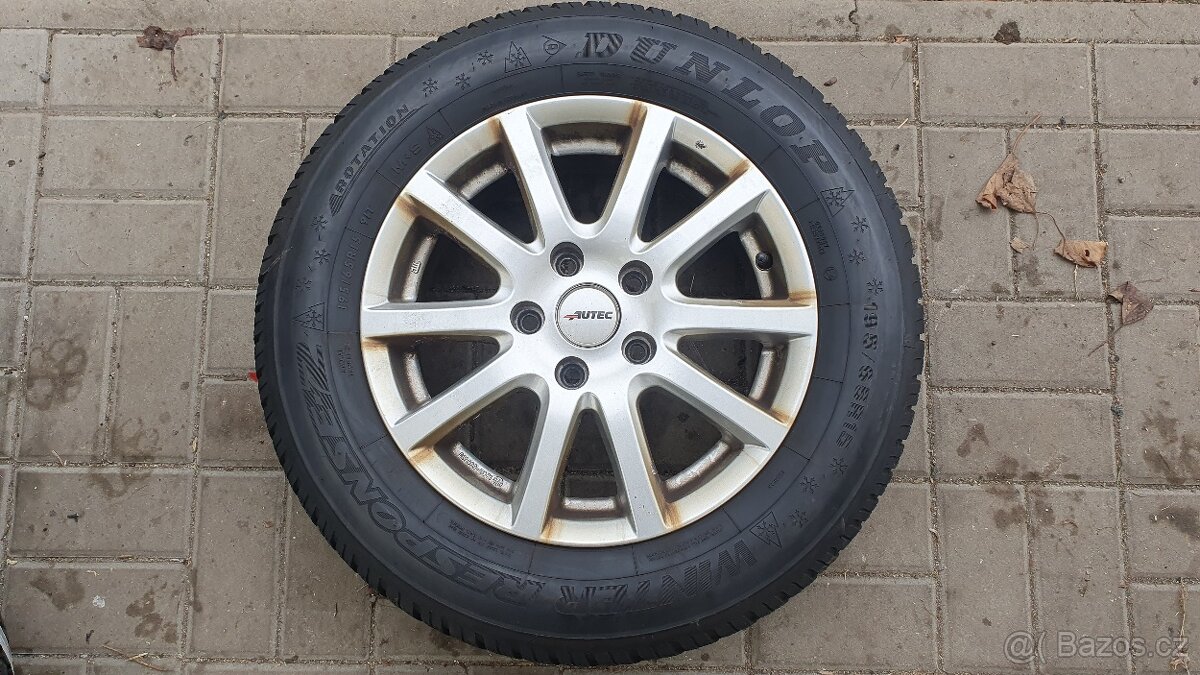 Zimní Sada Alu Kola 5x112 195/65 R15 Autec