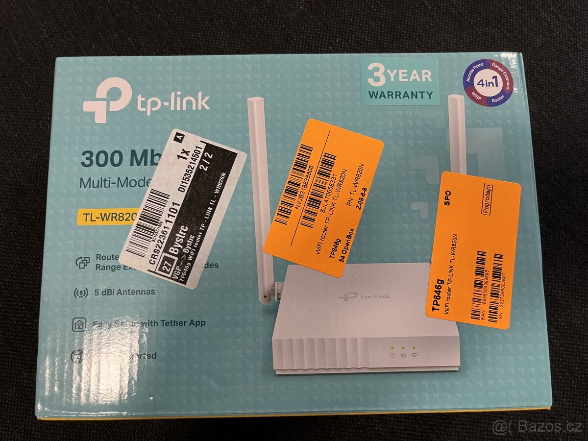 Prodám WiFi router TP link