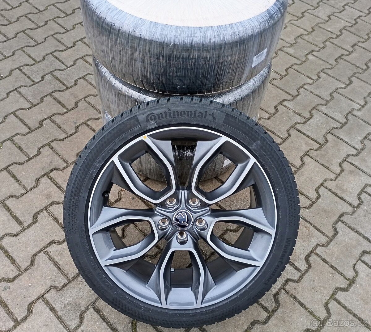 Nová originál sada disků Škoda Karoq 5x112 R19 Crater