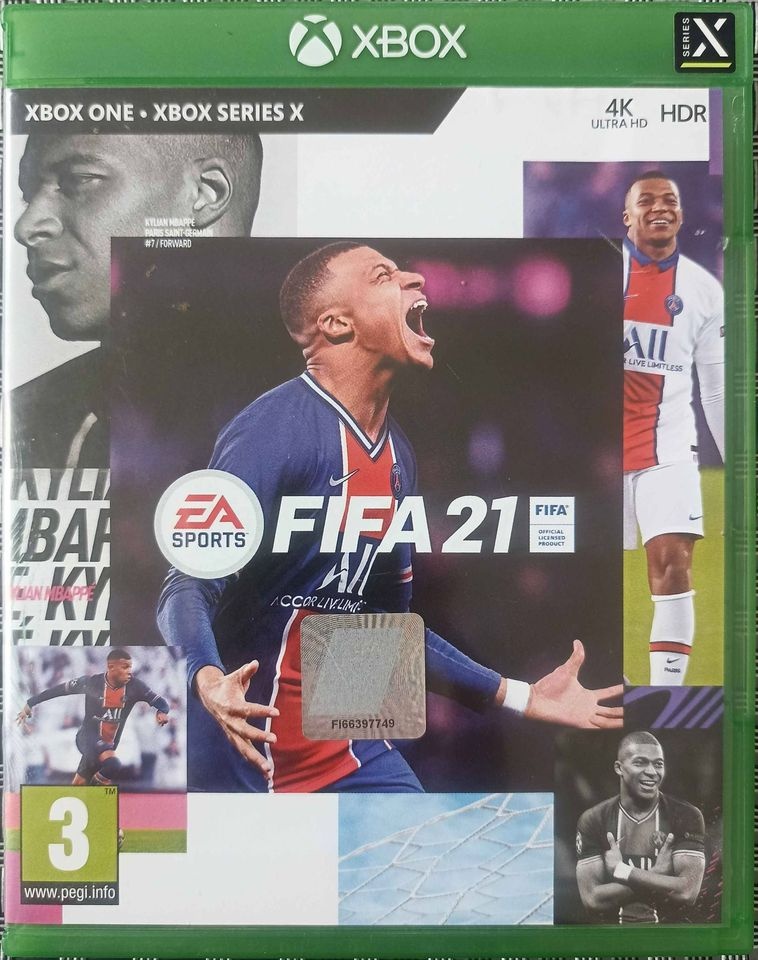 Prodám hru na XBOX ONE A SERIES X FIFA 21