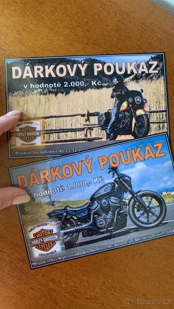 Poukazy do Harley-Davidson Brno