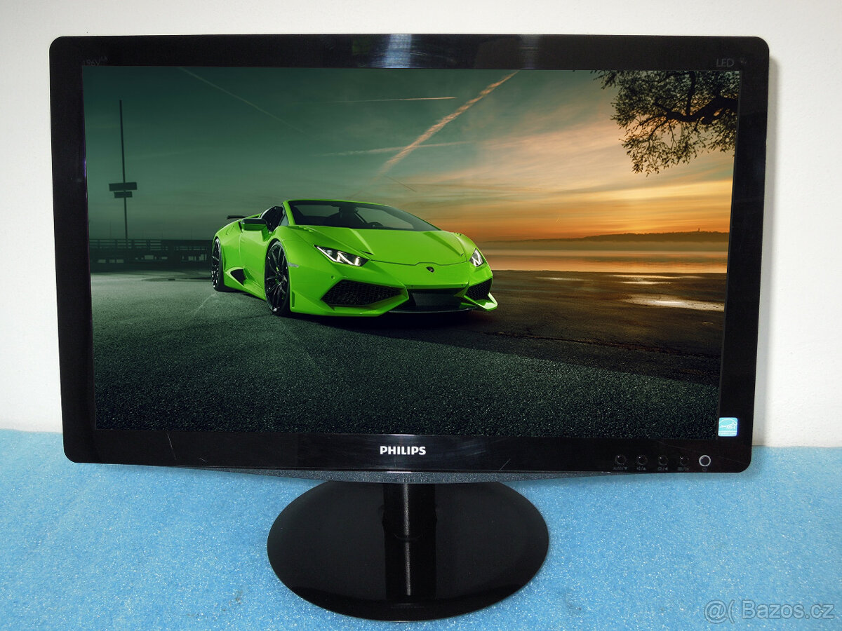 19“ IPS LED Monitor Philips 196V3LAB 1366x768 DVI