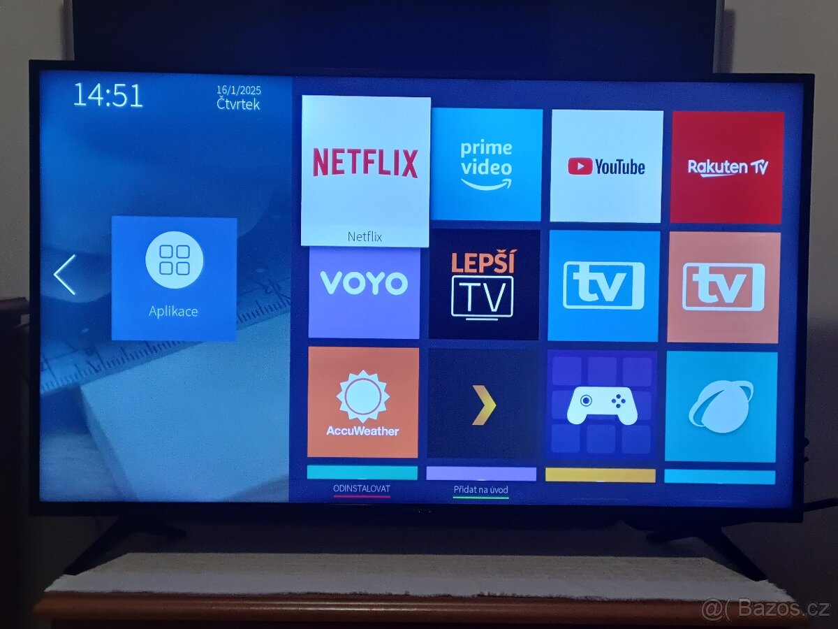 4K Smart TV 50" Hisense H50A6100-úhlopříčka 127cm,Wi-Fi,