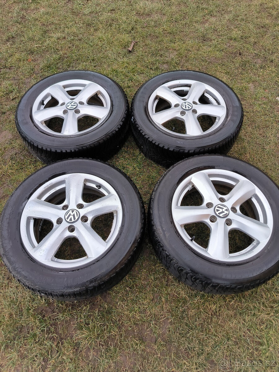 4  ALU zimní kola VW 16´, 5x112, 215/60/16, PASSAT, TOURAN