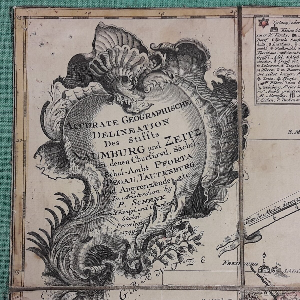 Historická mapa – 1749