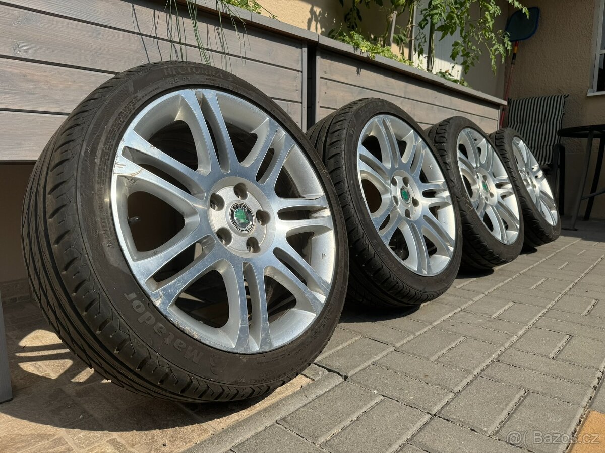 4x elektróny Škoda 5x112 R18