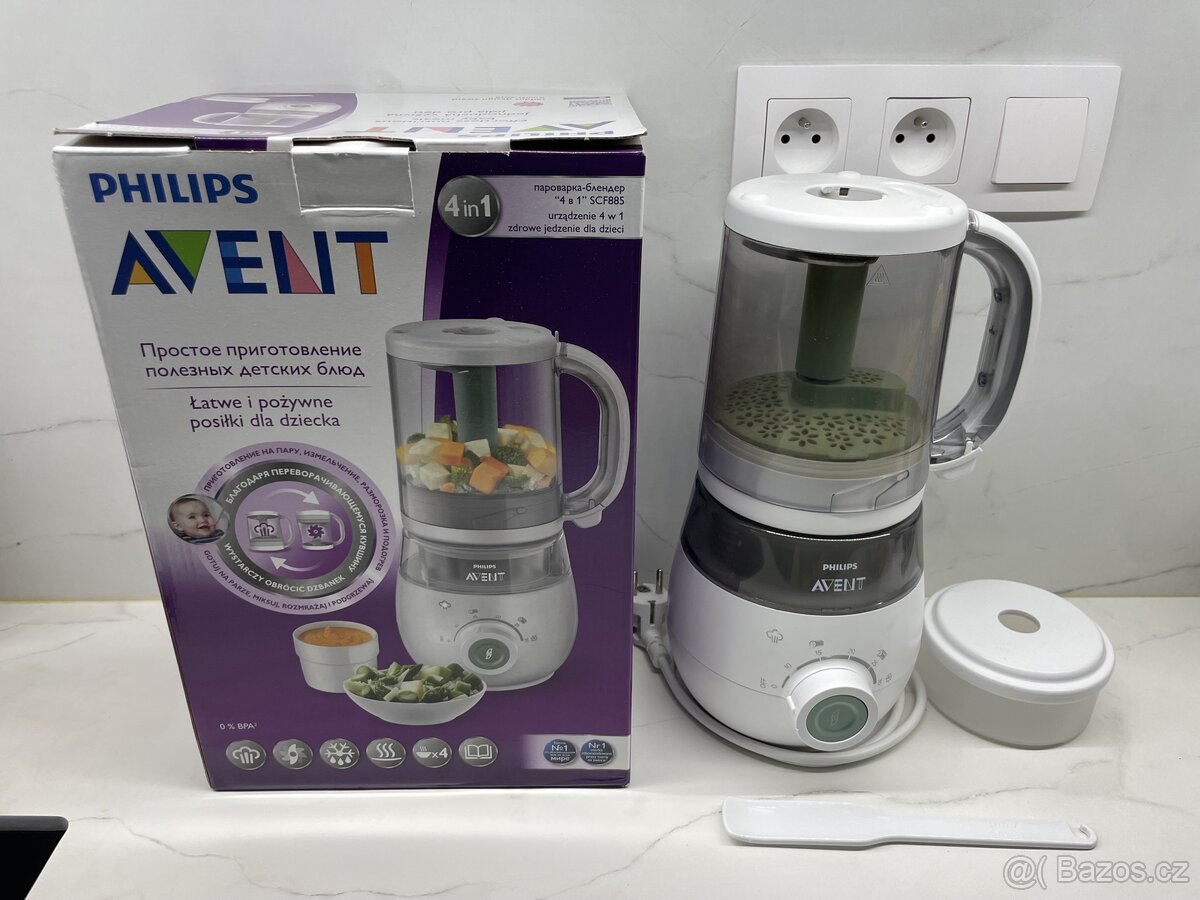 Philips Avent 4v1 parni mixer SCF885