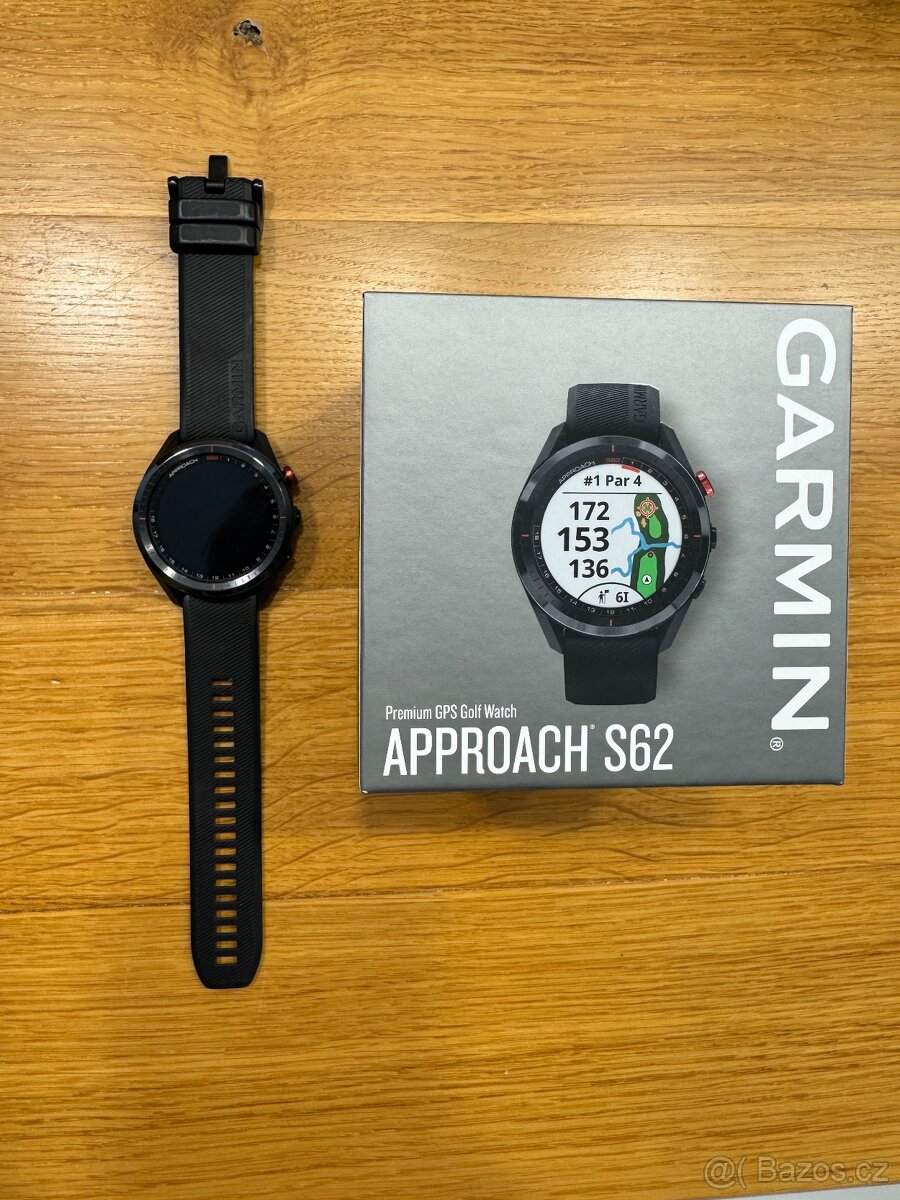 Golfové hodinky garmin S62, černé