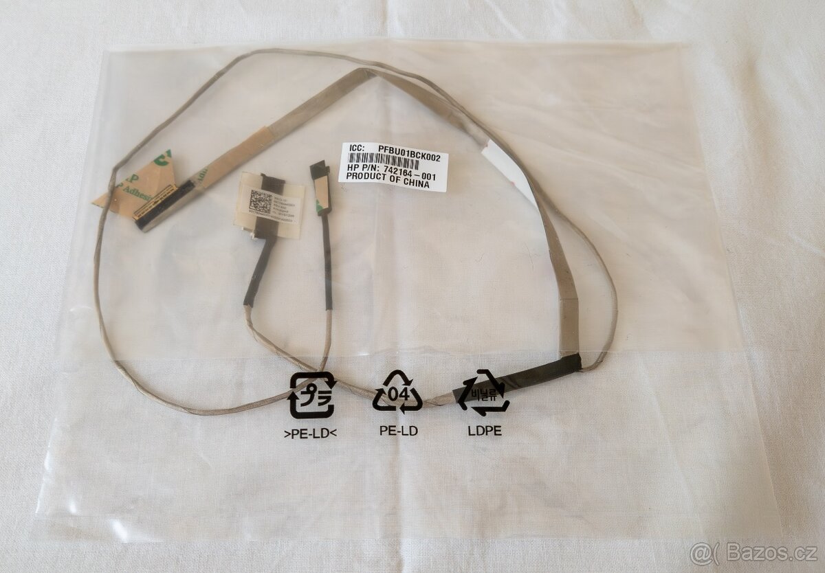 flex kabel pro LCD displej pro NTB HP 650G1 P/N 742164-001