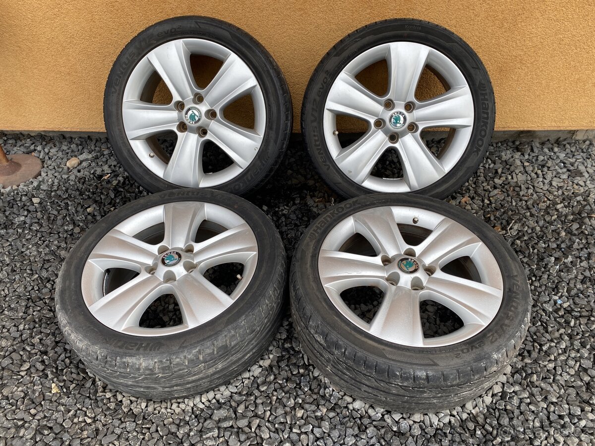 Alu 5x112 r17 s letním obutím 225/45 r17