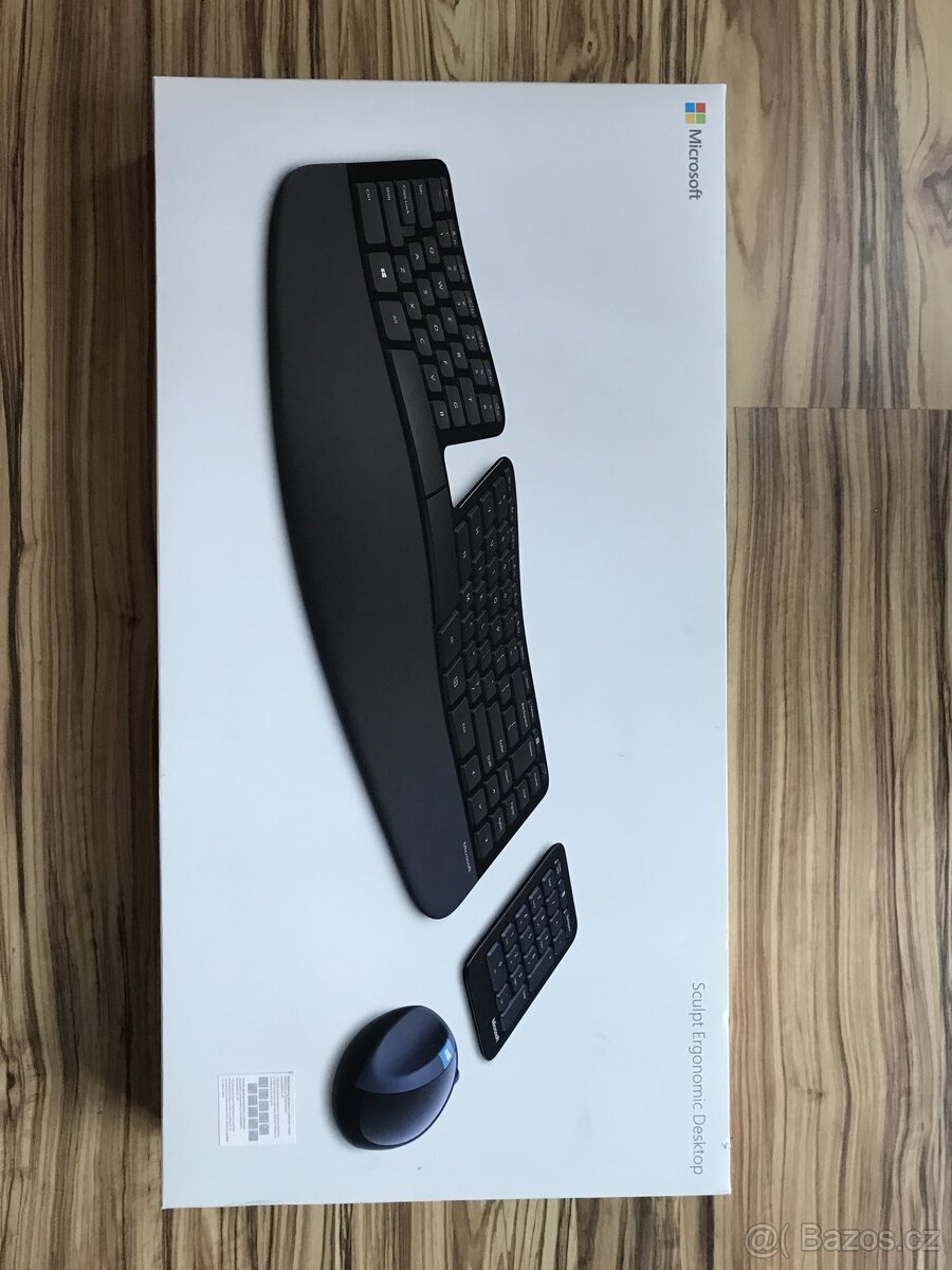 Microsoft sculpt ergonomic desktop bezdratovy set