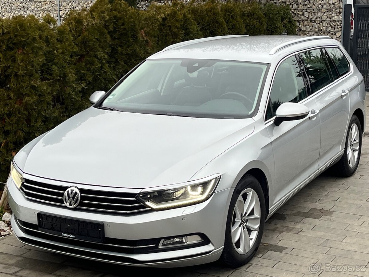 VW PASSAT B8 2.0TDI DSG, FULL LED, KŮŽE, KAMERA, ALU 17