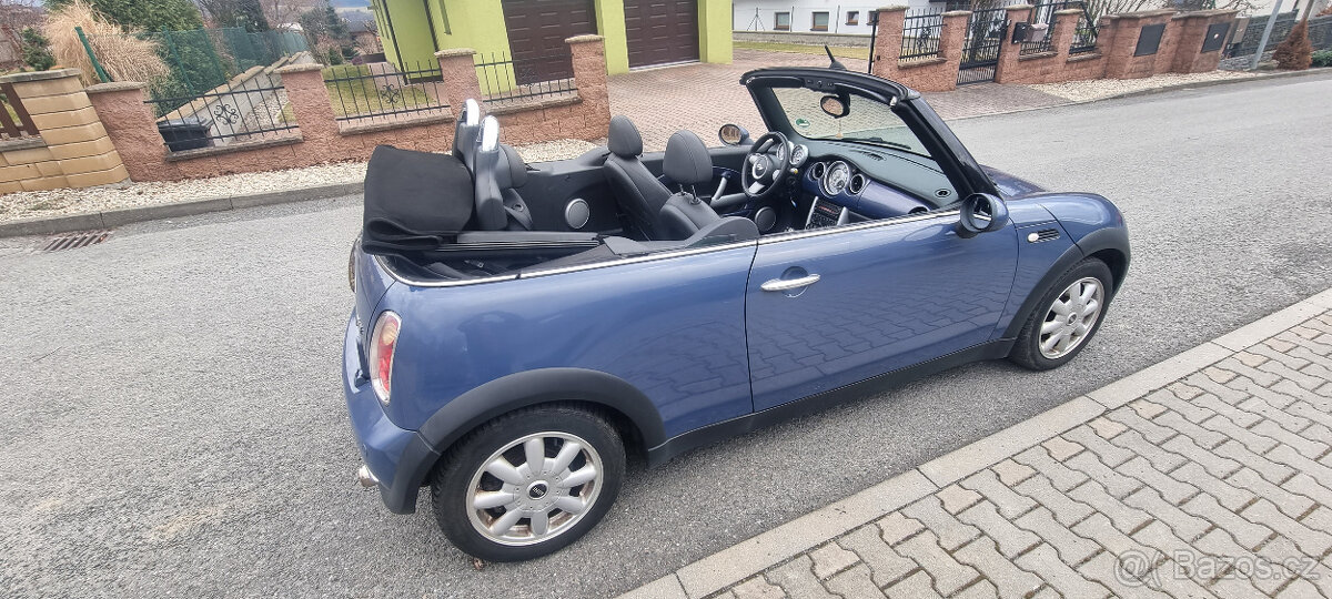 Mini cooper cabrio 1,6 66kw r.v.2006