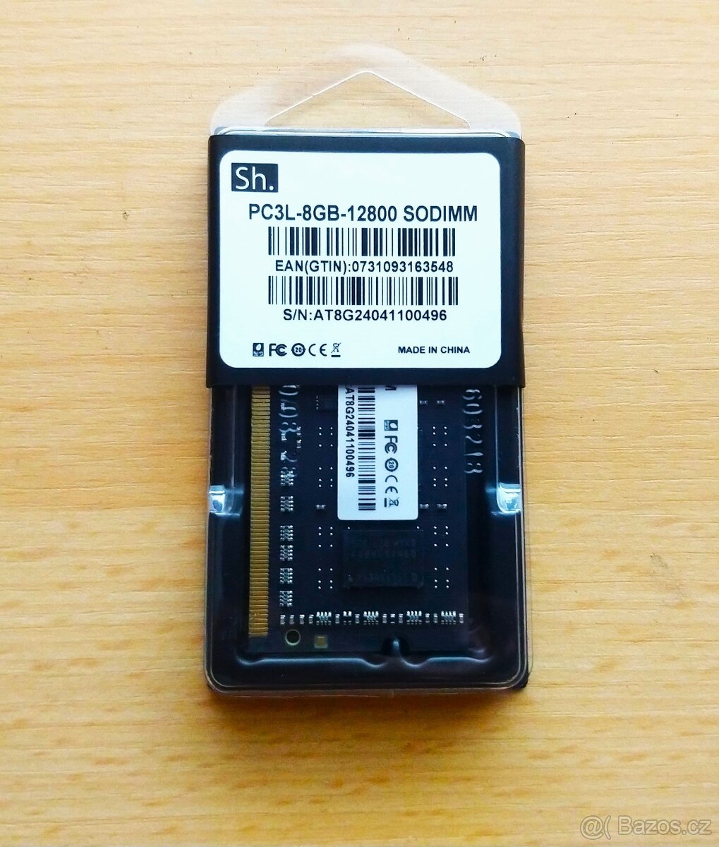 NOVÁ DDR3L - 8 GB, 1600 mHz, ntb