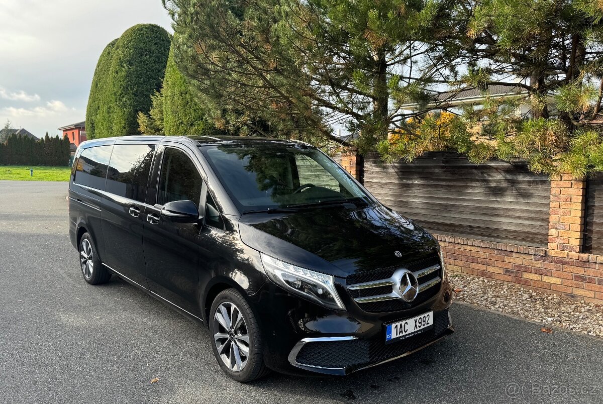 MERCEDES-BENZ V300d XL, ZÁRUKA DO 04/26, VÝBAVA, TAŽNÉ.