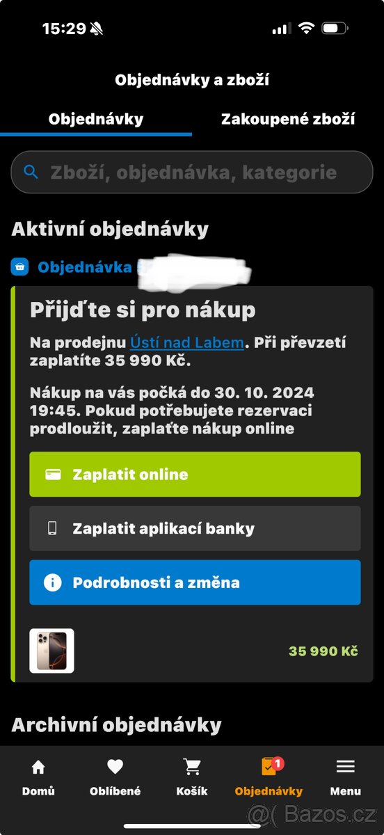 iPhone 16 pro max 256GB - Pouštní Titan