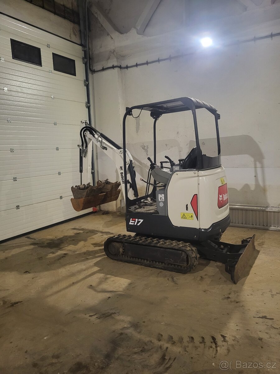 Minibagr BOBCAT E17, 1.7t