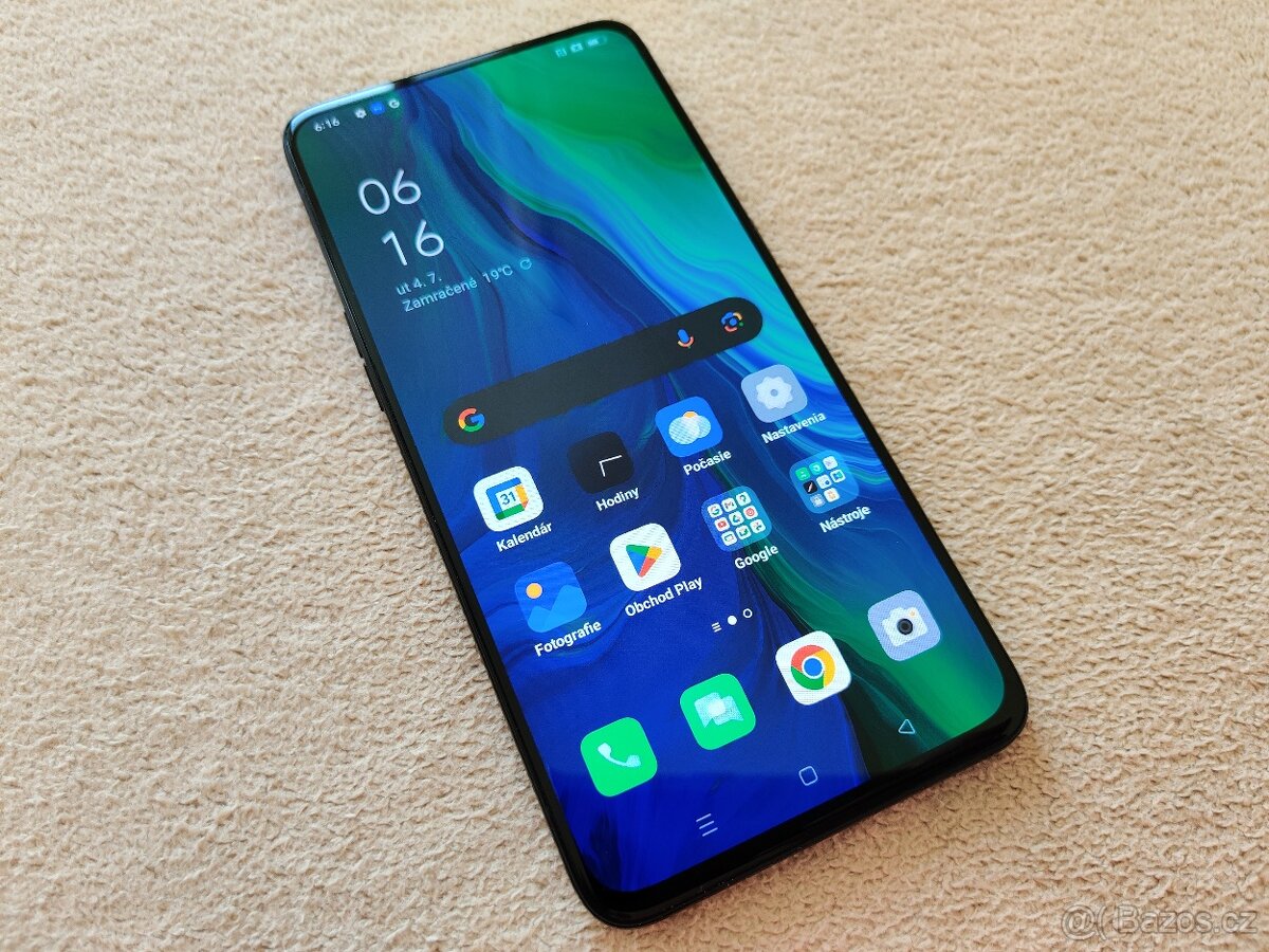 Oppo Reno 10X Zoom.  8gb+3gb/256gb.  Tmavá metalíza.