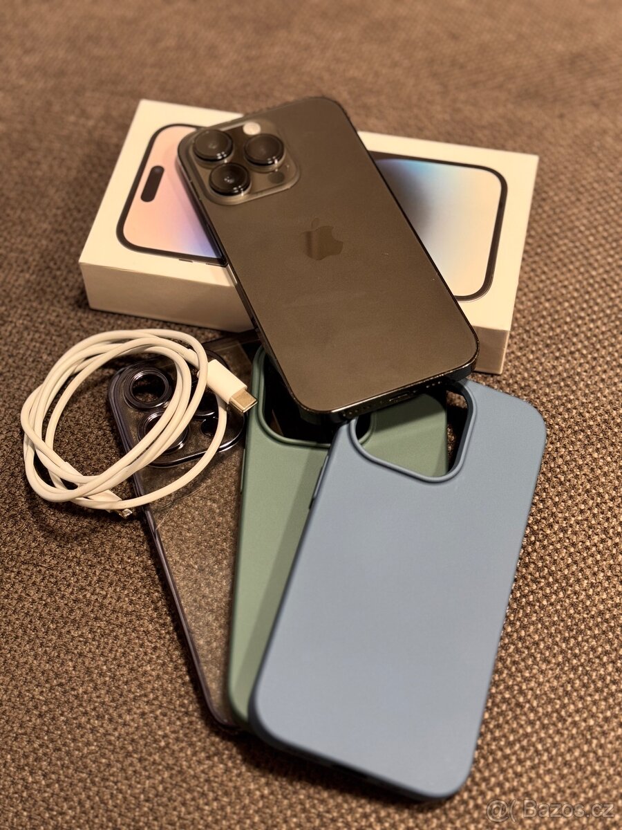 Apple iPhone 14 PRO, 512GB, 87 baterka, černý