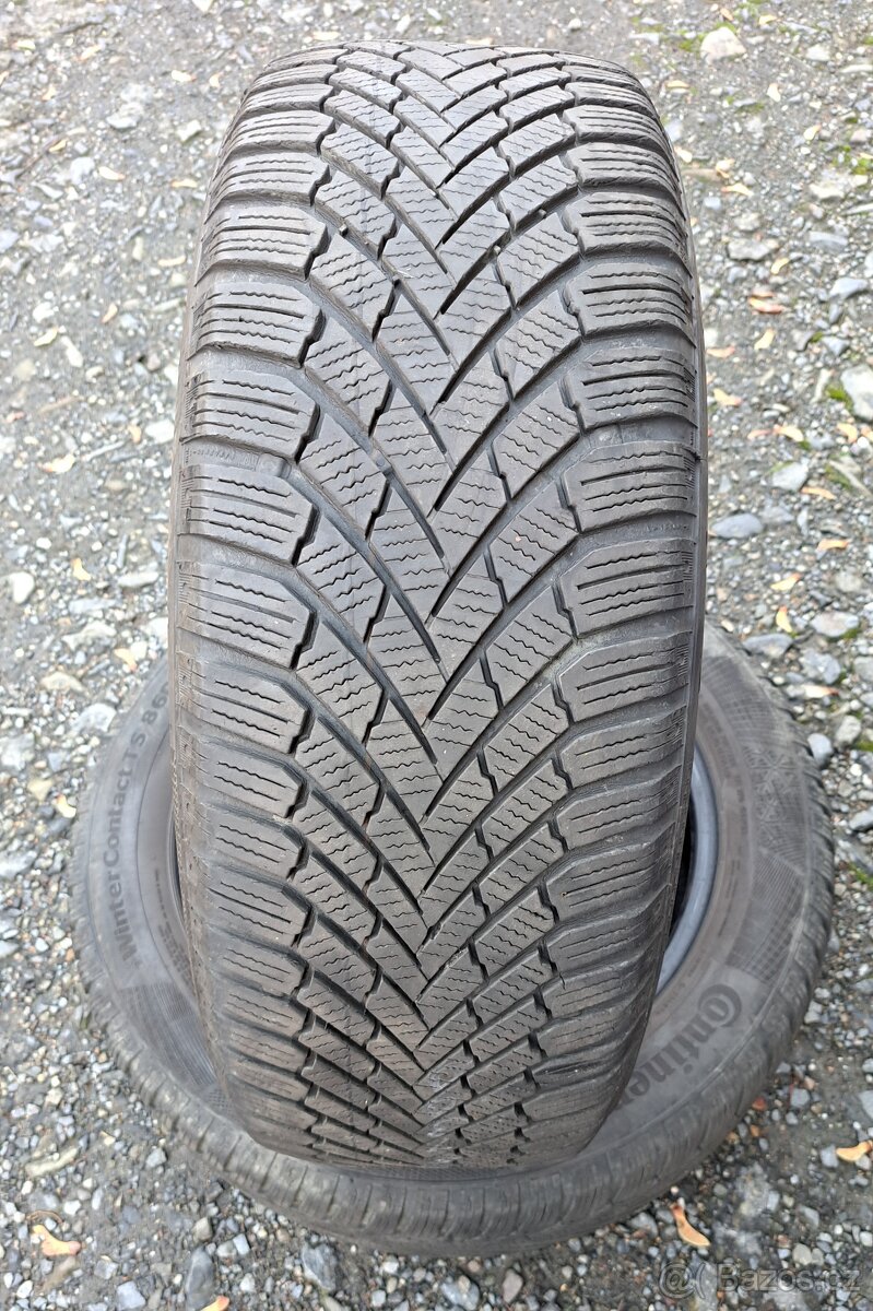 2x zimní pneu Continental 205/55 R16