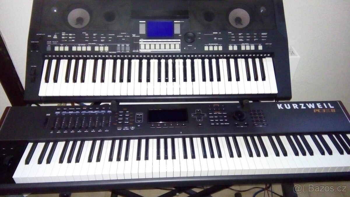 Kurzweil pc3 88 a Yamaha psr S 550