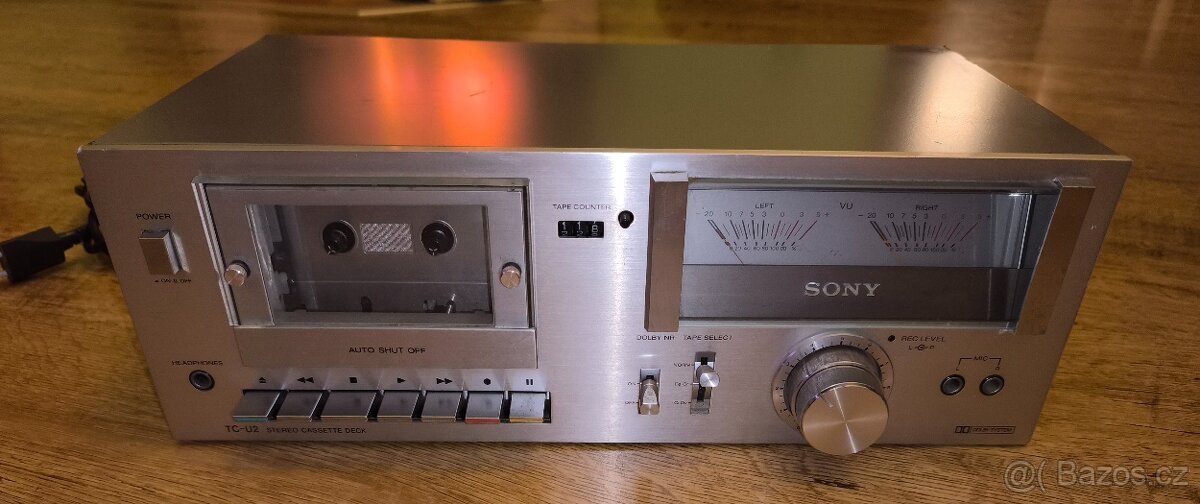 Vintage tape deck Sony  Tc U2(1978), čti popis