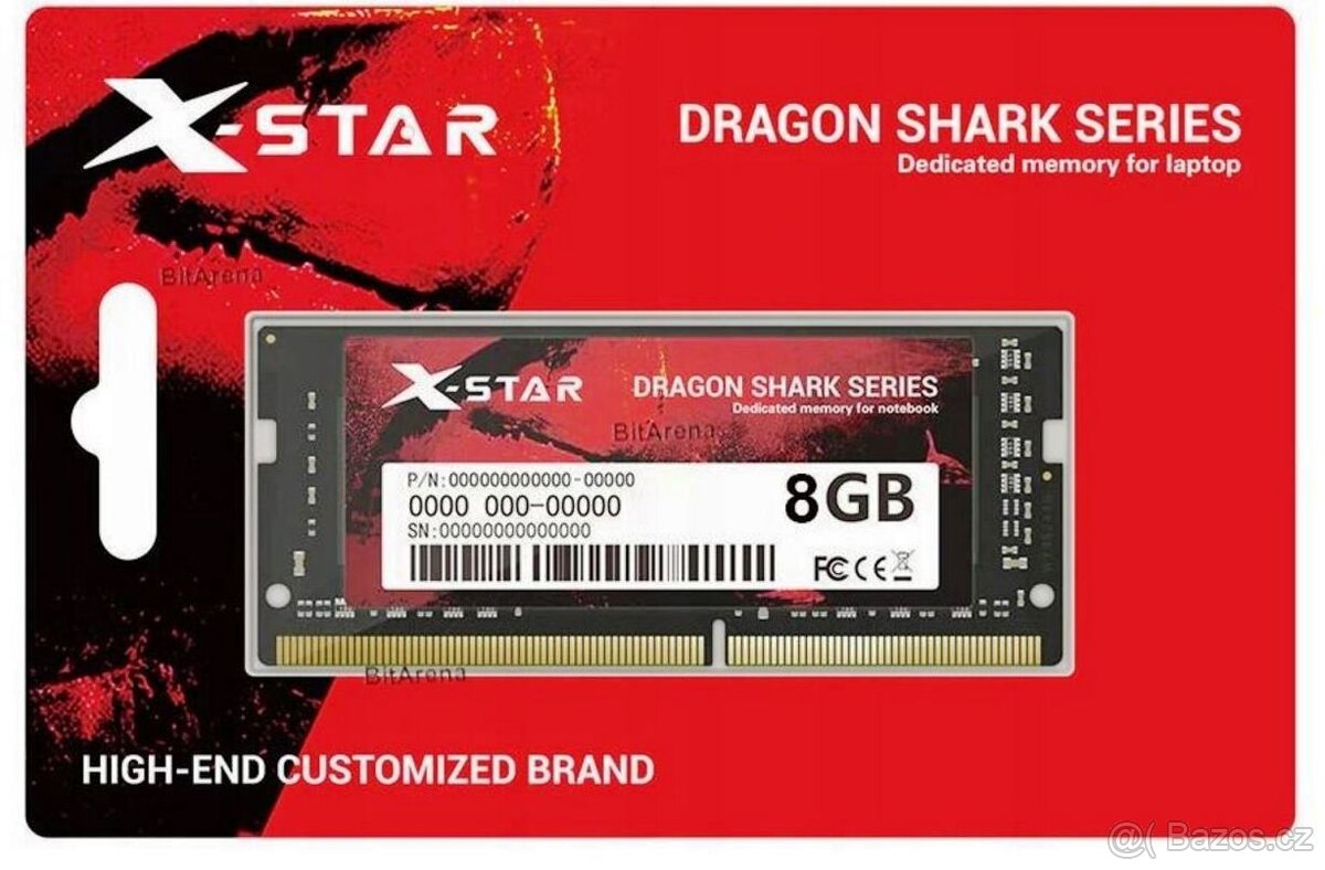 8 GB DDR3L-1600 SODIMM NOVÉ 16GB X-Star High-End
